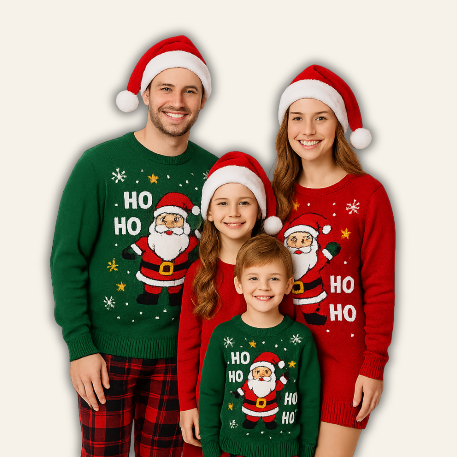 Ropa navideña para familias, adultos y niños